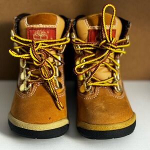 Kids Timberland Tan Hiking Boots